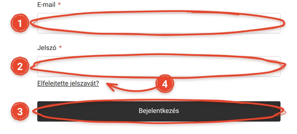 Hogyan lépek be az admin felületre? – képernyőkép